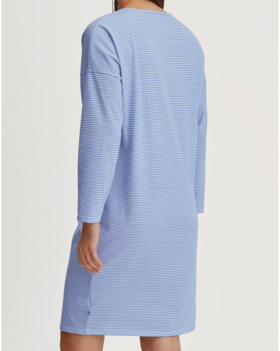 Chemise de nuit Calida Lovely Nights 100% coton (Hydrangea Blue)