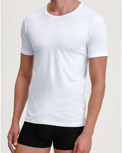 T-shirt Calida Natural Cooling (Blanc)