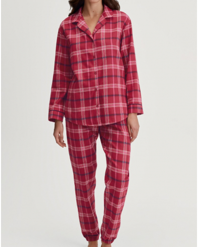 Pyjama Calida Holiday Dreams 100% Coton (Deep Red)