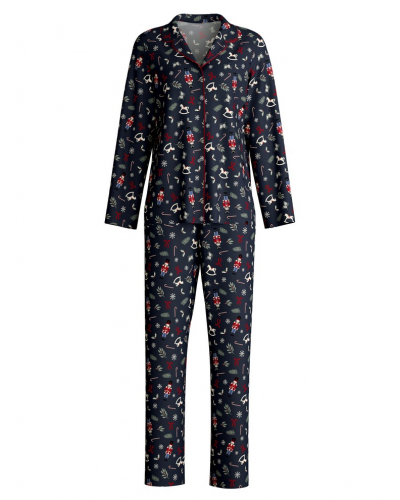 Pyjamas Calida Family & Friends 100% Cotton (Saphir Blue)