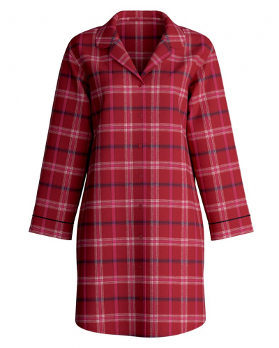 Nightdress Calida Holiday Dreams 100% cotton (Deep Red)