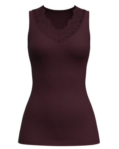 Tank tops Calida Joy 100% cotton (Black Cherry)