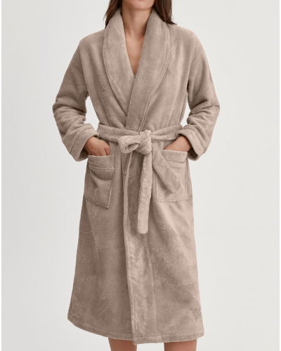 Bathrobe Calida Lounge Element (Beige Clay)