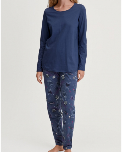Pyjama 100% Coton Calida Mystic Nights (Cobalt Blue)