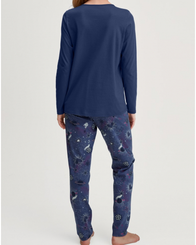 Pyjamas 100% Cotton Calida Mystic Nights (Cobalt Blue)