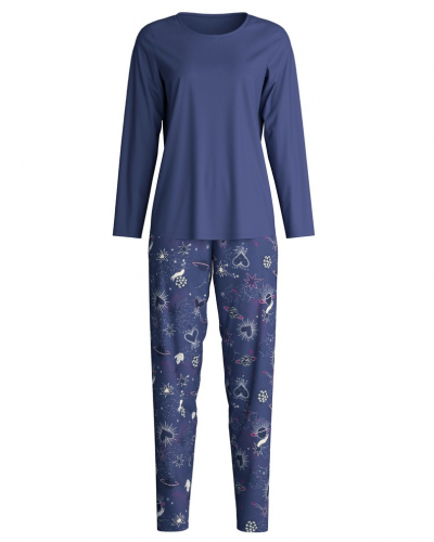 Pyjamas 100% Cotton Calida Mystic Nights (Cobalt Blue)