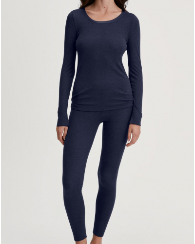 Long sleeves top Calida True Confidence Wool & Silk (Evening Blue)