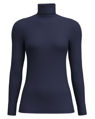 Pull col roulé Calida True Confidence Laine & Soie (Evening Blue)