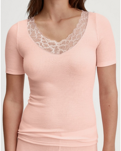 T-shirt Calida Joy Laine & Soie (Pearl Blush)