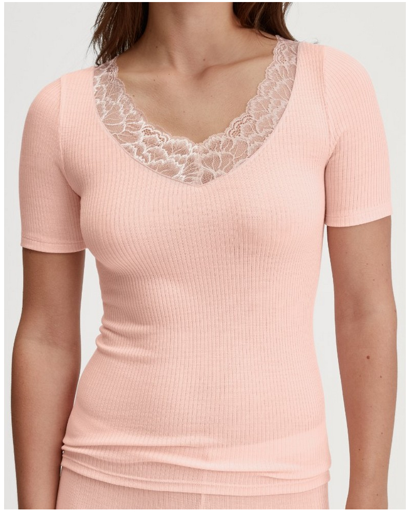 Camiseta Calida Lana & Seda Joy (Pearl Blush)