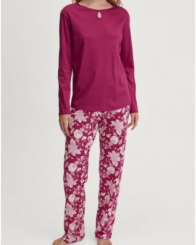 Long pyjamas Calida Sweet Dreams 100% Cotton (Dahlia Pink)