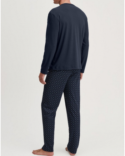 Pyjamas Calida Relax 100% cotton interlock (Saphir Blue)