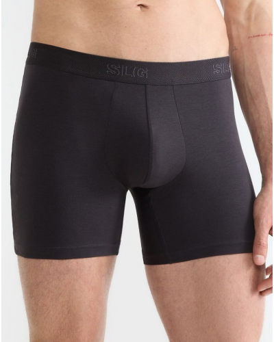 Lot de 2 boxers longs en coton Sloggi SLG Base (Charcoal)