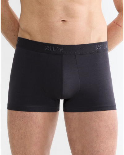 Set of 2 cotton boxer shorts Sloggi SLG Base (Charcoal)