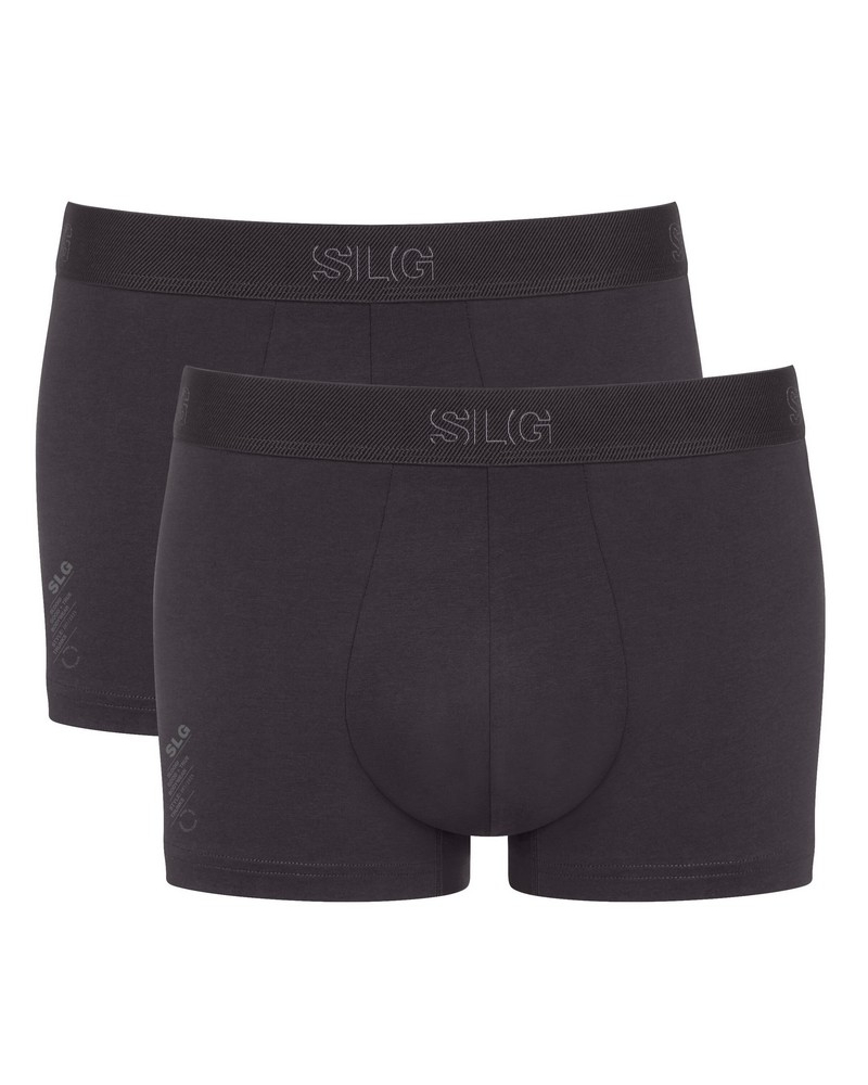 Lot de 2 boxers en coton Sloggi SLG Base (Charcoal)