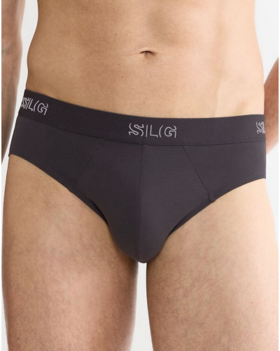 Lot de 2 slips en coton Sloggi SLG Base (Charcoal)