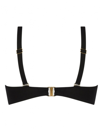 Sujetador de baño sin tirantes preformado copa profunda Antigel La Glam Tonique (Negro)