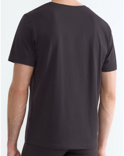 Camiseta con cuello redondo de algodón Sloggi SLG Base (Charcoal)