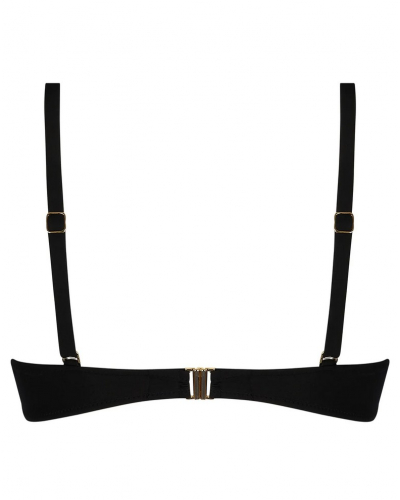 Padded triangle deep-cup bath bra Antigel La Glam Tonique (Black)