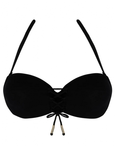 Soutien-gorge de bain bandeau coque Antigel La Glam Tonique (Noir)
