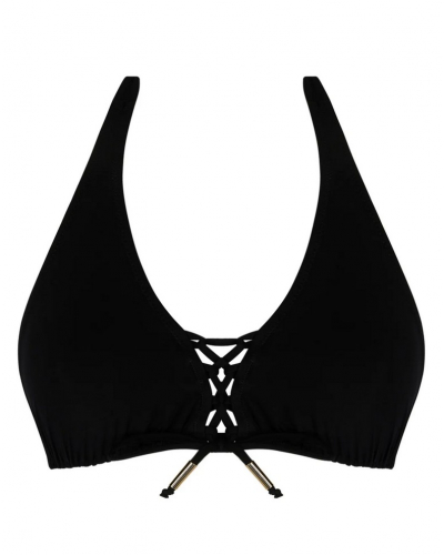 Triangle bath bra with removable padding Antigel La Glam Tonique (Black)