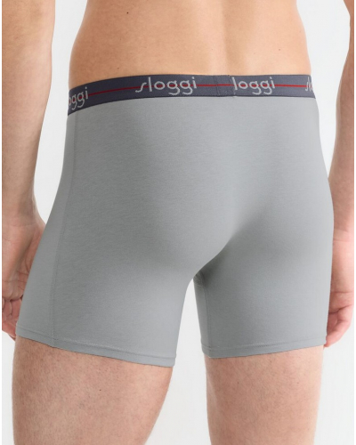 Lote de 2 boxers largos Sloggi for Men Start (Black Comb)