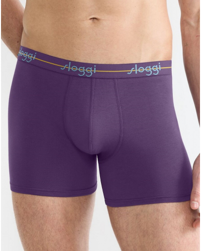 Lot de 2 boxers longs Sloggi for Men Start (Turquoise/Dark Comb)