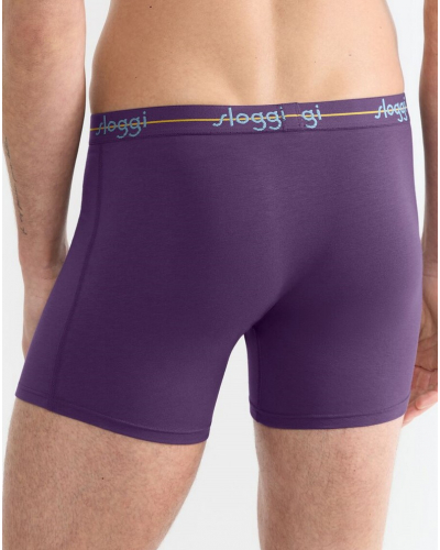 Lote de 2 boxers largos Sloggi for Men Start (Turquoise/Dark Comb)