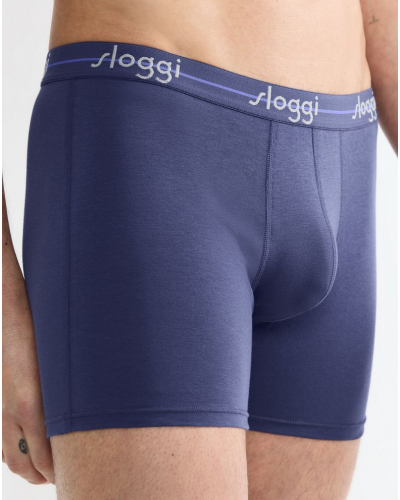 Lote de 2 boxers largos Sloggi for Men Start (Blue Comb)