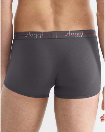 Set of 2 boxer shorts Sloggi for Men Start (Black Comb)