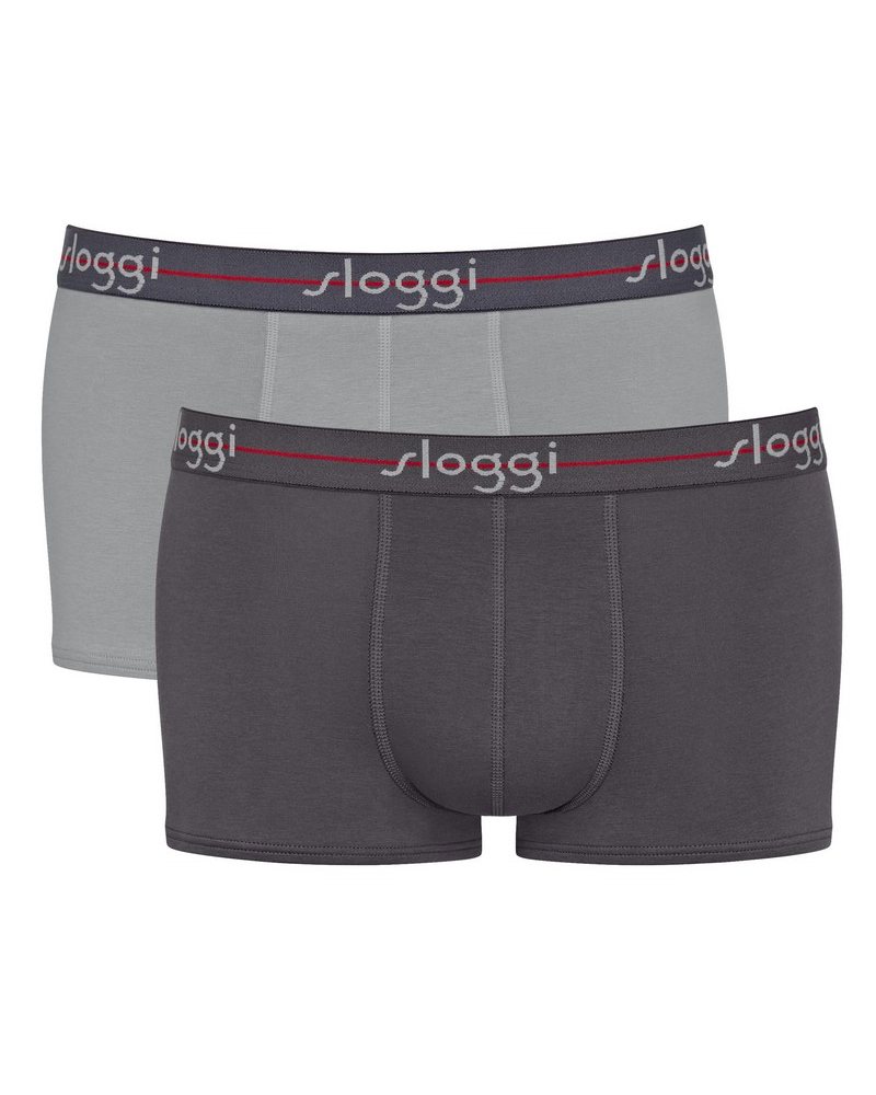 Lot de 2 boxers Sloggi for Men Start (Black Comb)