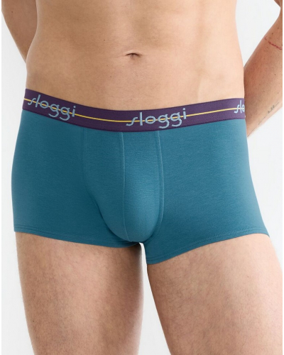 Lote de 2 boxers Sloggi for Men Start (Turquoise/Dark Comb)