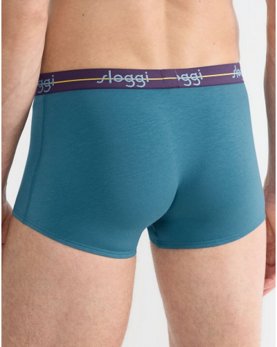 Lot de 2 boxers Sloggi for Men Start (Turquoise/Dark Comb)