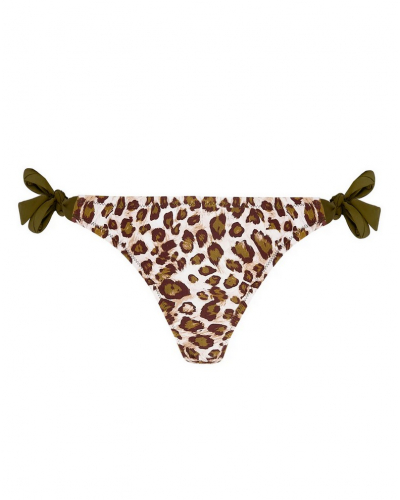 Tanga de bain à nœuds Antigel La Panthère Mystère (Kaki Mystère)
