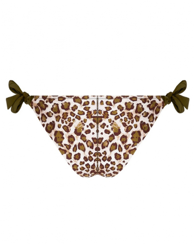 Bath tanga with ropes Antigel La Panthère Mystère (Kaki Mystère)