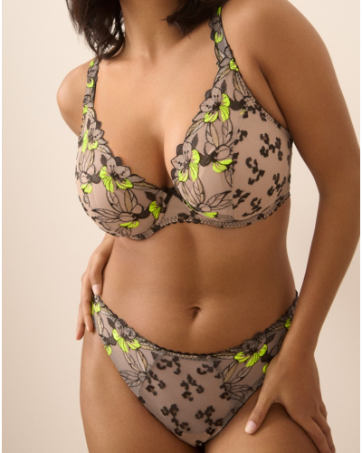 Sujetador plunge de media espuma Prima Donna Manali (Wild Bloom)