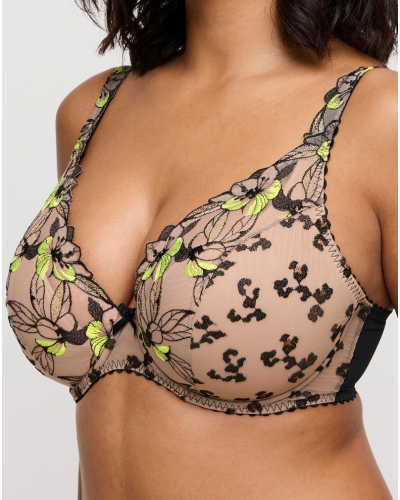 Half padded plunge bra Prima Donna Manali (Wild Bloom)