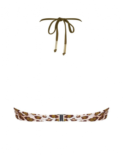 Soutien-gorge de bain bandeau coque Antigel La Panthère Mystère (Kaki Mystère)