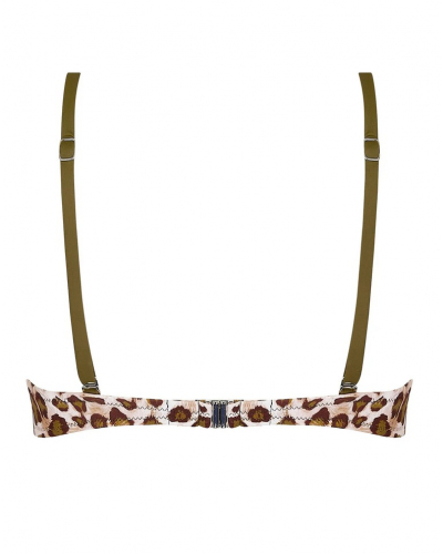 Padded bath bra Antigel La Panthère Mystère (Kaki Mystère)