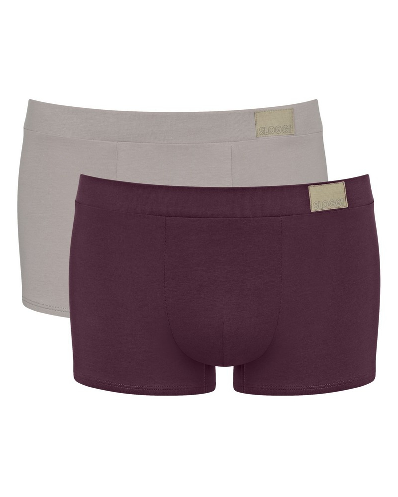 Lot de 2 hipsters Sloggi For Men GO Natural (Multicolore)