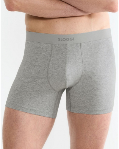 Lote de 2 boxers largos Sloggi for Men Ever Ease (Dark Grey Melange)
