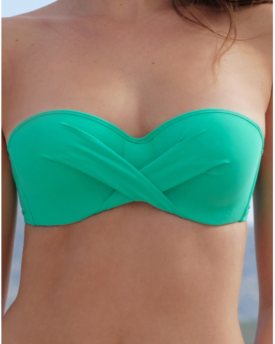 Strapless padded bath bra Antigel La Chiquissima (Mer Emeraude)