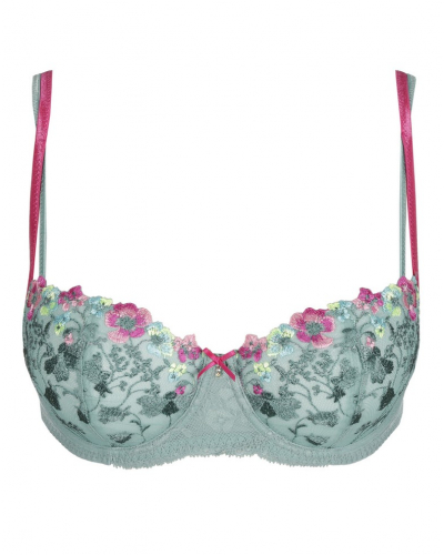 Soutien-gorge balconnet couture verticale Marie Jo Lizelot (Bali Green)