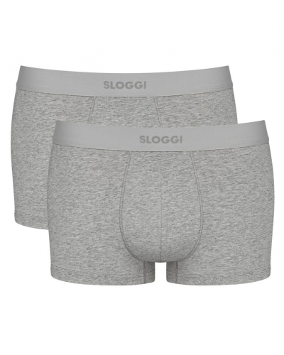 Boxer Sloggi For Men Ever Ease (Lot de 2) (Dark Grey Melange)