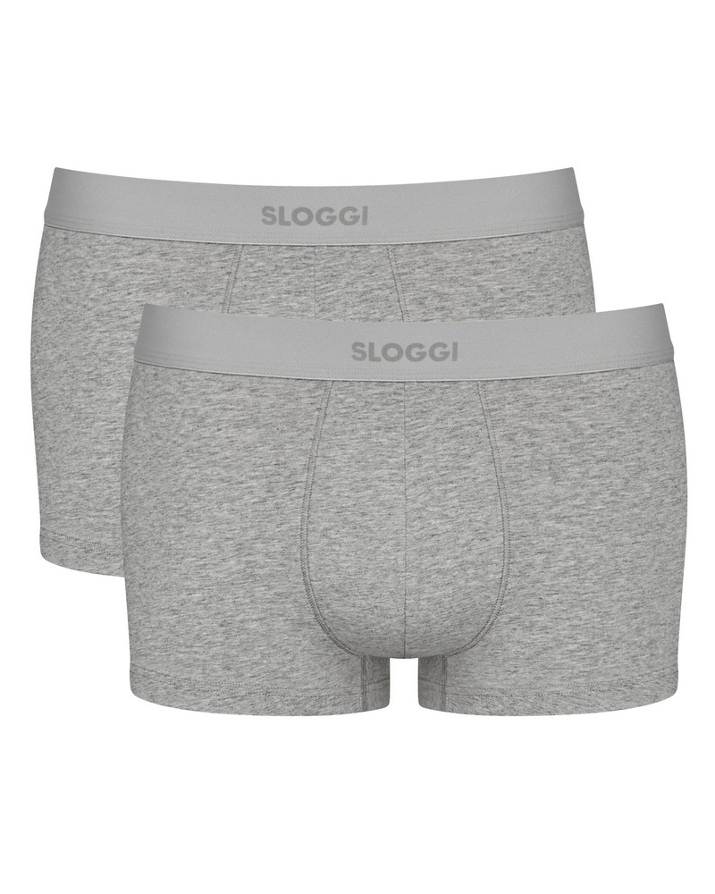 Boxer Sloggi For Men Ever Ease (Lote de 2) (Dark Grey Melange)