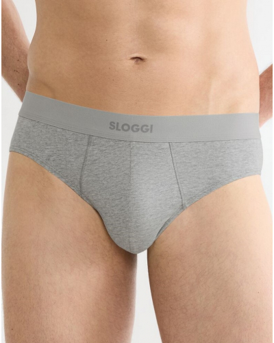 Lot de 2 slips Sloggi For Men Ever Ease (Dark Grey Melange)