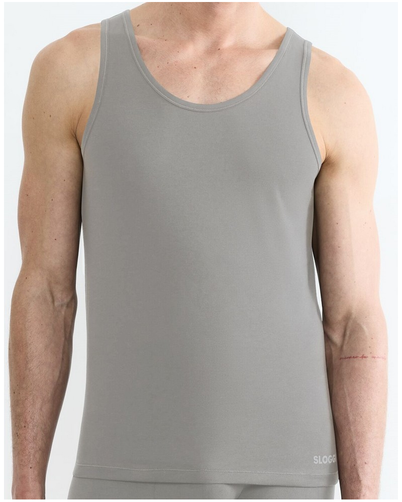 Camiseta Sloggi For Men Ever Ease (Dark Grey Melange)