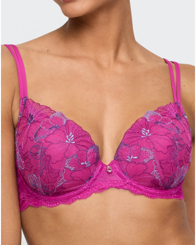 Soutien-gorge rembourré en forme de cœur Marie Jo Noemy (Fuchsia Fiesta)