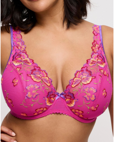 Soutien-gorge plunge demi mousse Prima Donna Devdaha (Very Berry)