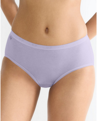 Slips midi Sloggi Basic + (Lot de 3) (Multicolore)